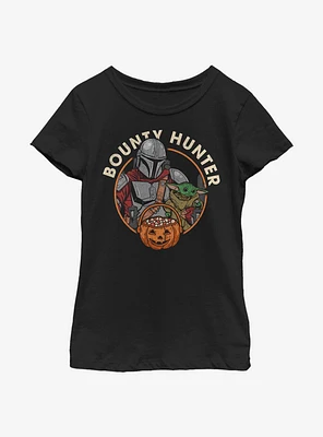 Star Wars The Mandalorian Child Bounty Hunter Halloween Youth Girls T-Shirt