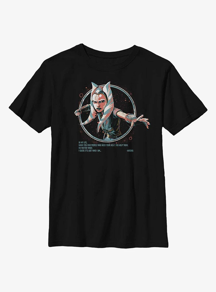 Star Wars: The Clone Wars Ahsoka Who I am Youth T-Shirt