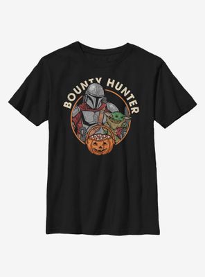 Star Wars The Mandalorian Child Bounty Hunter Halloween Youth T-Shirt