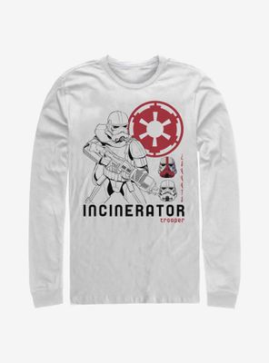 Star Wars The Mandalorian Incinerator Trooper Long-Sleeve T-Shirt