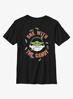 Star Wars The Mandalorian Child One With Candy Youth T-Shirt