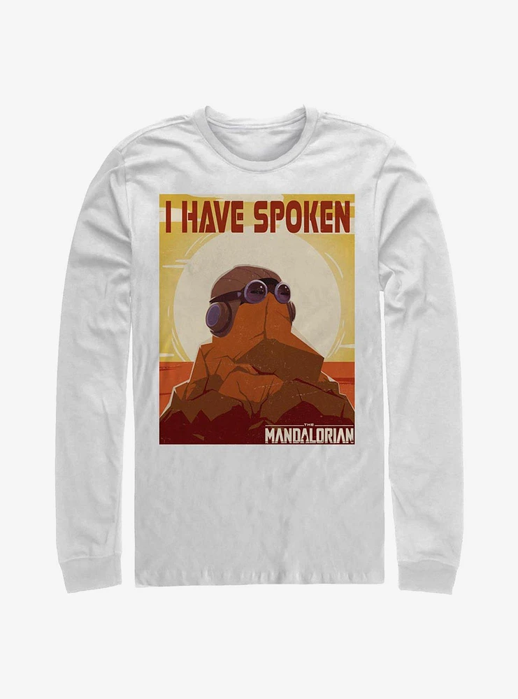 Star Wars The Mandalorian Kuiil I Have Spoken Long-Sleeve T-Shirt