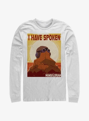 Star Wars The Mandalorian Kuiil I Have Spoken Long-Sleeve T-Shirt