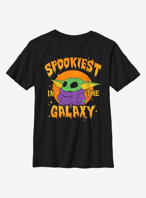 Star Wars The Mandalorian Child Spookiest Galaxy Youth T-Shirt
