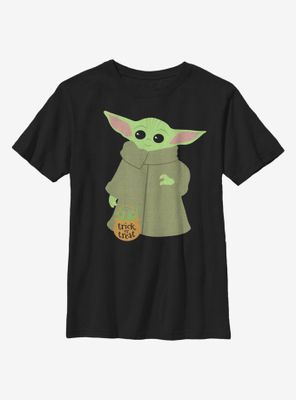 Star Wars The Mandalorian Child Trick Or Treat Youth T-Shirt