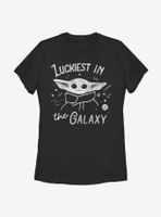 Star Wars The Mandalorian Luckiest Galaxy Child Womens T-Shirt