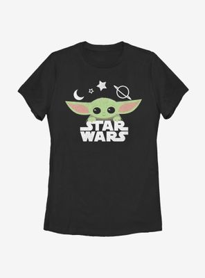 Star Wars The Mandalorian Child Cute Stars Womens T-Shirt