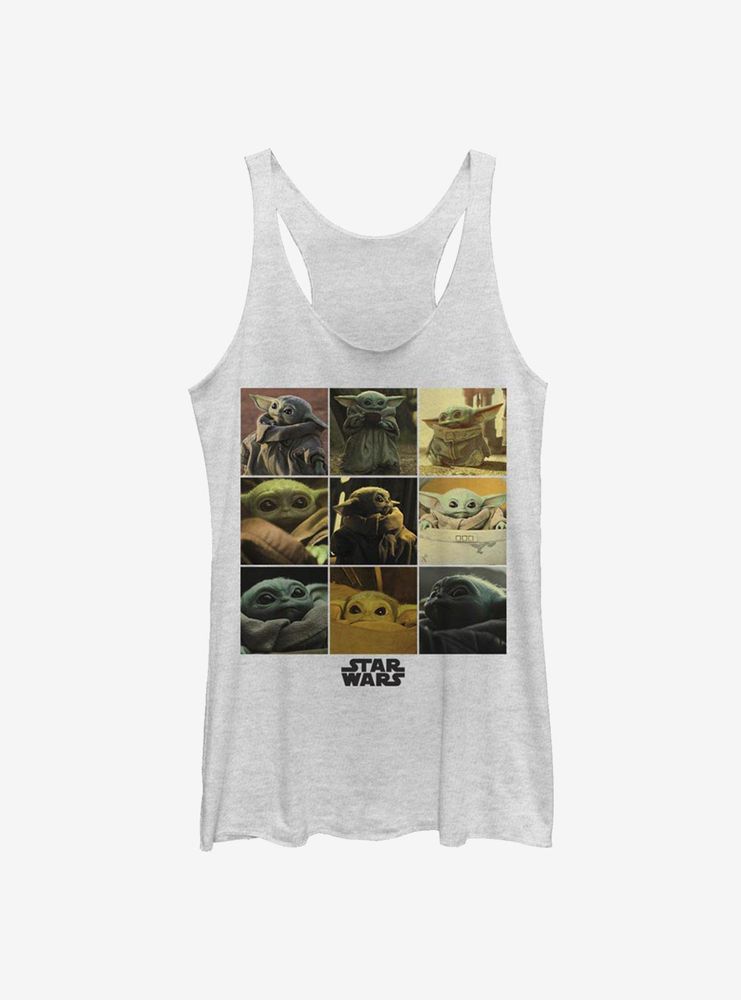 Star Wars The Mandalorian Child Grid Womens Tank Top