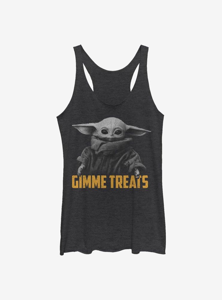 Star Wars The Mandalorian Child Gimmie Treats Womens Tank Top