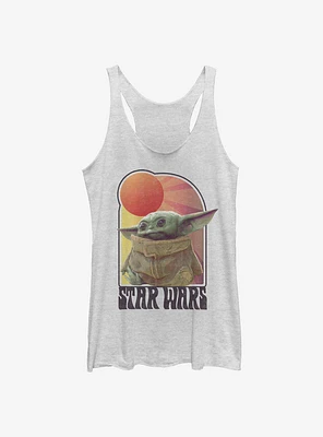 Star Wars The Mandalorian Vintage Child Womens Tank Top