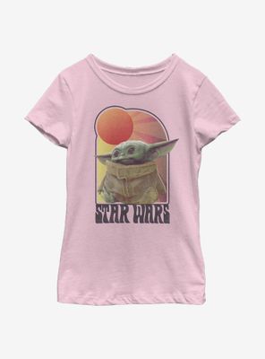 Star Wars The Mandalorian Vintage Child Youth Girls T-Shirt