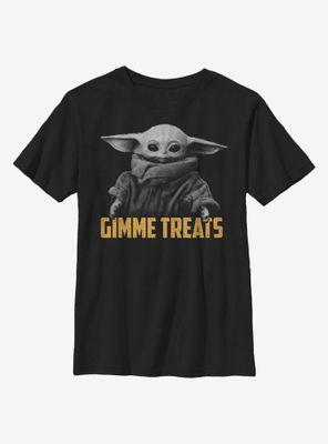 Star Wars The Mandalorian Child Gimmie Treats Youth T-Shirt