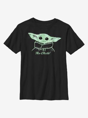 Star Wars The Mandalorian Painted Child Youth T-Shirt