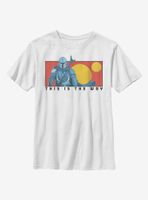 Star Wars The Mandalorian This Is Way Sun Youth T-Shirt