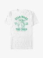 Star Wars The Mandalorian Brain Child T-Shirt