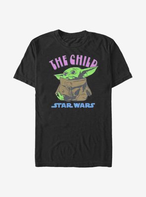 Star Wars The Mandalorian Child Pop Of Color T-Shirt