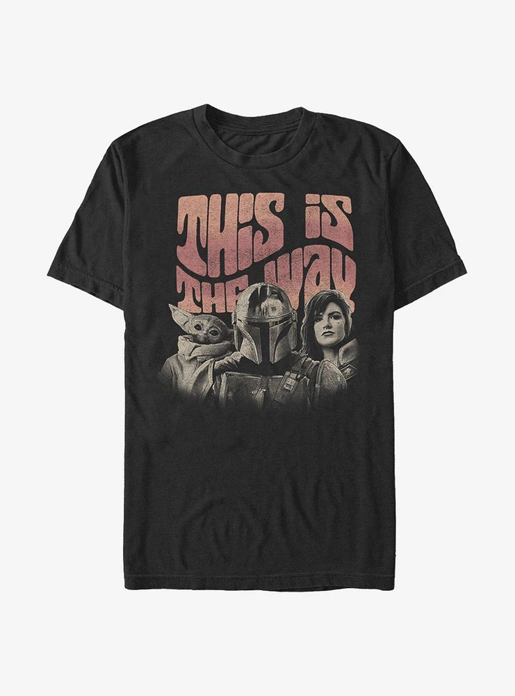 Star Wars The Mandalorian Child Cara Groovy Way T-Shirt