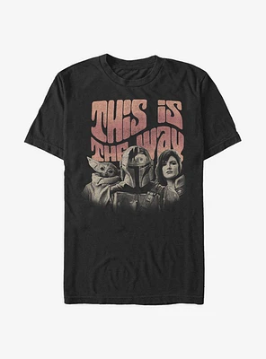 Star Wars The Mandalorian Child Cara Groovy Way T-Shirt