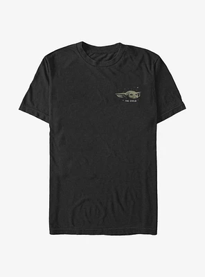 Star Wars The Mandalorian Child Tiny Face T-Shirt
