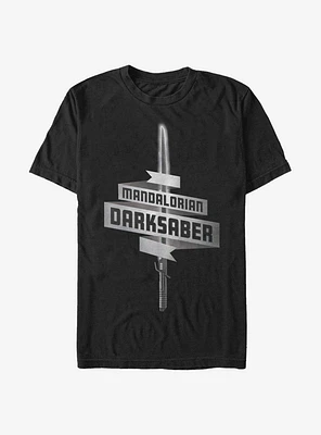 Star Wars The Mandalorian Darksaber T-Shirt