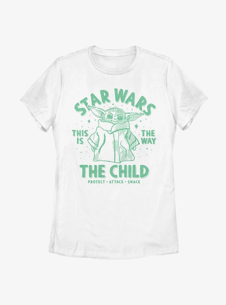 Star Wars The Mandalorian Brain Child Women T-Shirt