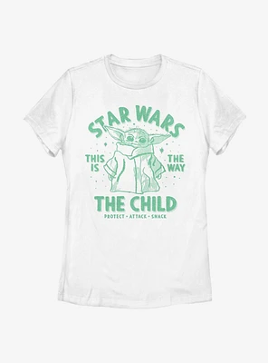 Star Wars The Mandalorian Brain Child Women T-Shirt