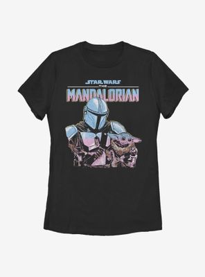 Star Wars The Mandalorian Child Lone Wolf Women T-Shirt