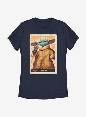Star Wars The Mandalorian Child Asset Poster Women T-Shirt