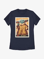 Star Wars The Mandalorian Child Asset Poster Women T-Shirt