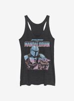 Star Wars The Mandalorian Child Lone Wolf Womens Tank Top