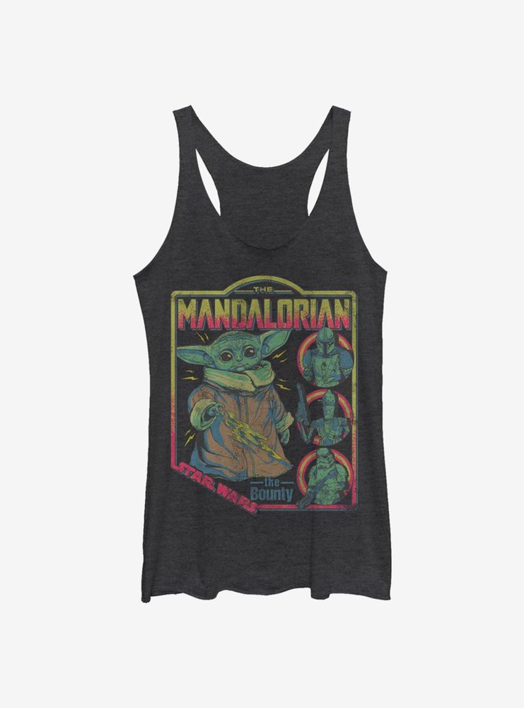 Star Wars The Mandalorian Child Poster Womens Tank Top