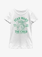 Star Wars The Mandalorian Brain Child Youth Girls T-Shirt