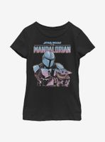 Star Wars The Mandalorian Child Lone Wolf Youth Girls T-Shirt