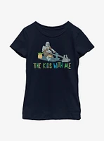 Star Wars The Mandalorian Child Kid's With Me Youth Girls T-Shirt