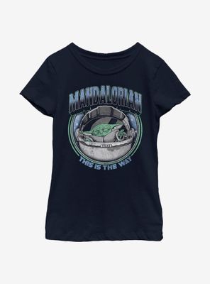 Star Wars The Mandalorian Child Vintage Magic Youth Girls T-Shirt