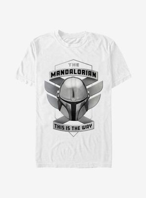 Star Wars The Mandalorian Helmet Lite T-Shirt