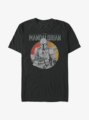 Star Wars The Mandalorian Rider With Child T-Shirt