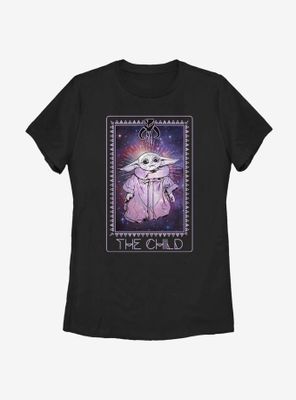 Star Wars The Mandalorian Child Cosmic Tarot Women T-Shirt