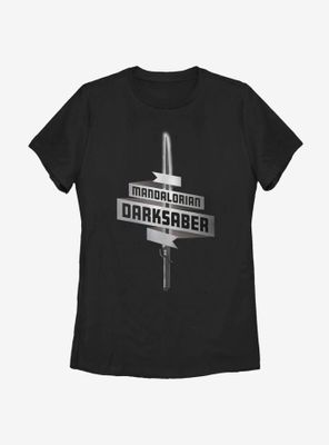 Star Wars The Mandalorian Darksaber Women T-Shirt