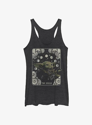 Star Wars The Mandalorian Child Tarot Womens Tank Top