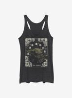 Star Wars The Mandalorian Child Tarot Womens Tank Top