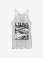 Star Wars The Mandalorian Child Doodle Photo Womens Tank Top