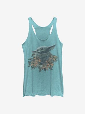 Star Wars The Mandalorian Child Flowers Womens Tank Top