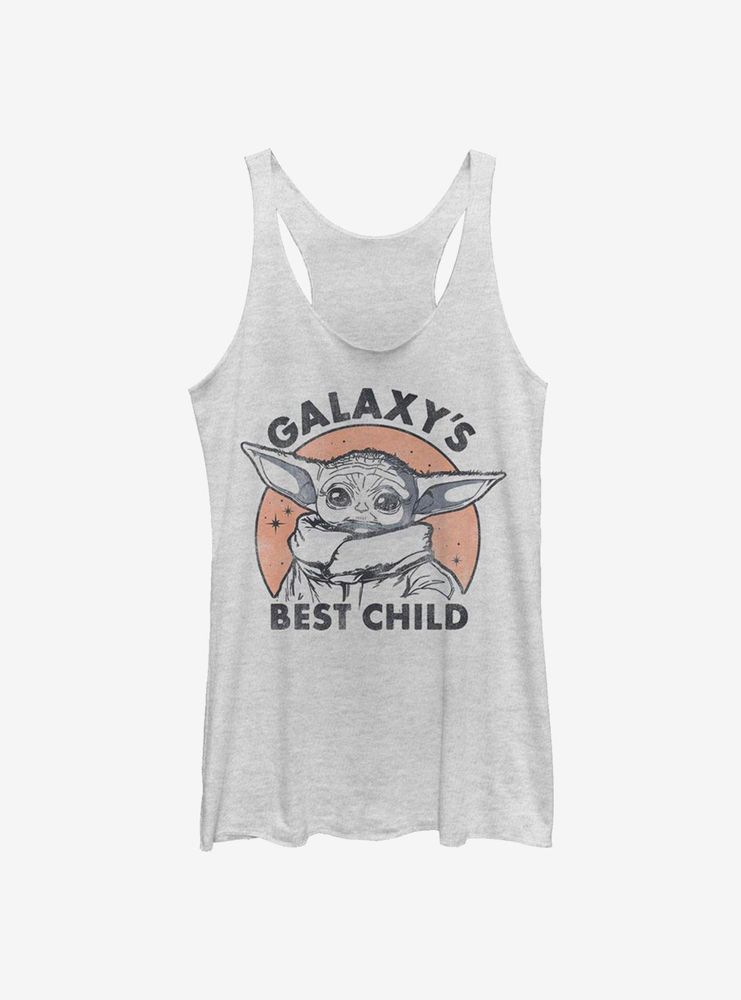 Star Wars The Mandalorian Galaxy's Best Child Womens Tank Top