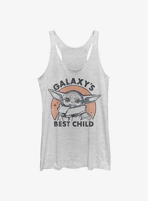 Star Wars The Mandalorian Galaxy's Best Child Womens Tank Top