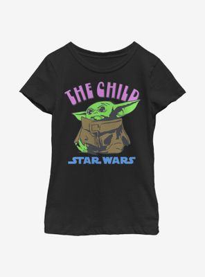 Star Wars The Mandalorian Child Pop Of Color Youth Girls T-Shirt