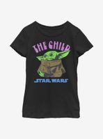 Star Wars The Mandalorian Child Pop Of Color Youth Girls T-Shirt