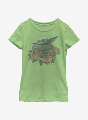 Star Wars The Mandalorian Child Flowers Youth Girls T-Shirt