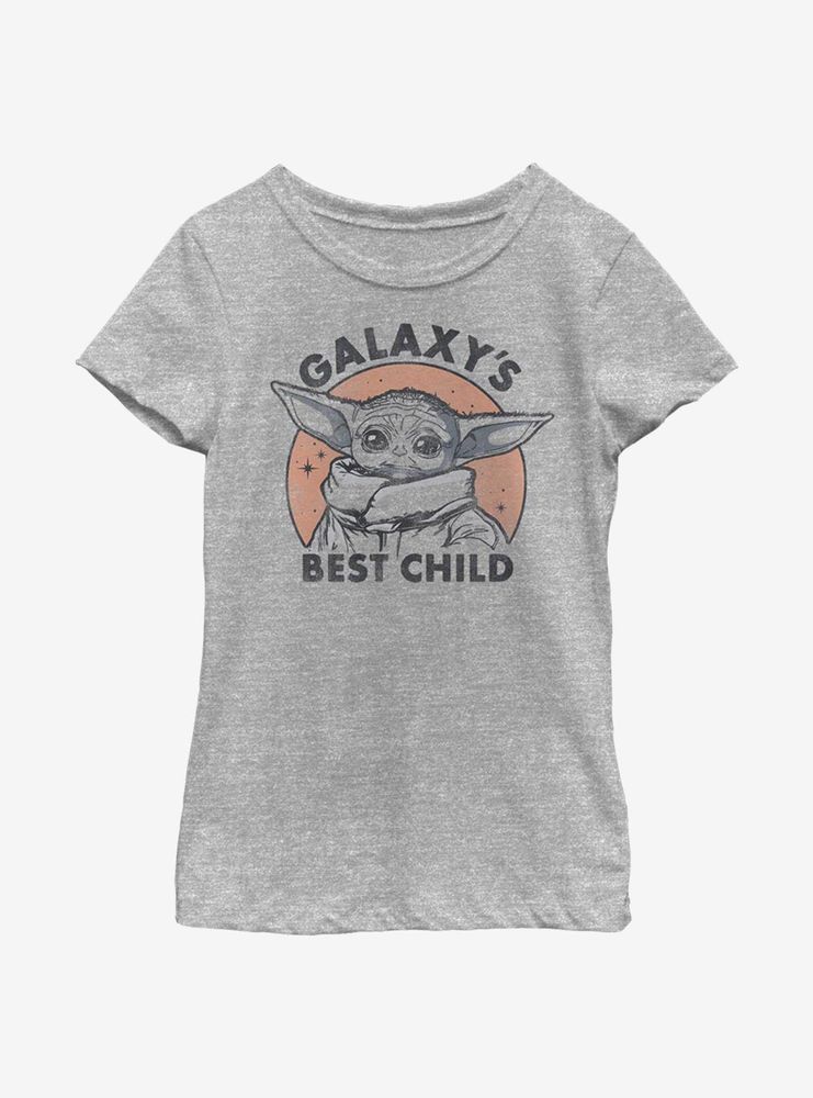 Star Wars The Mandalorian Galaxy's Best Child Youth Girls T-Shirt