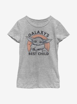 Star Wars The Mandalorian Galaxy's Best Child Youth Girls T-Shirt